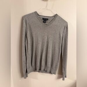 Banana Republic Silk Cotton Cashmere V-Neck Sweater — Medium
